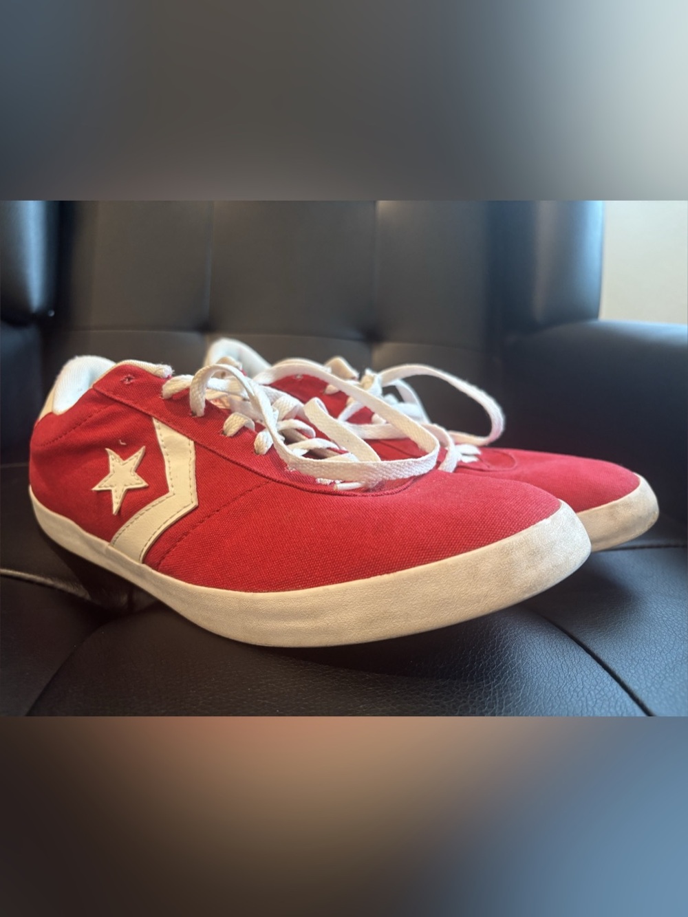 Converse Point Star Ox Sneakers Red & White